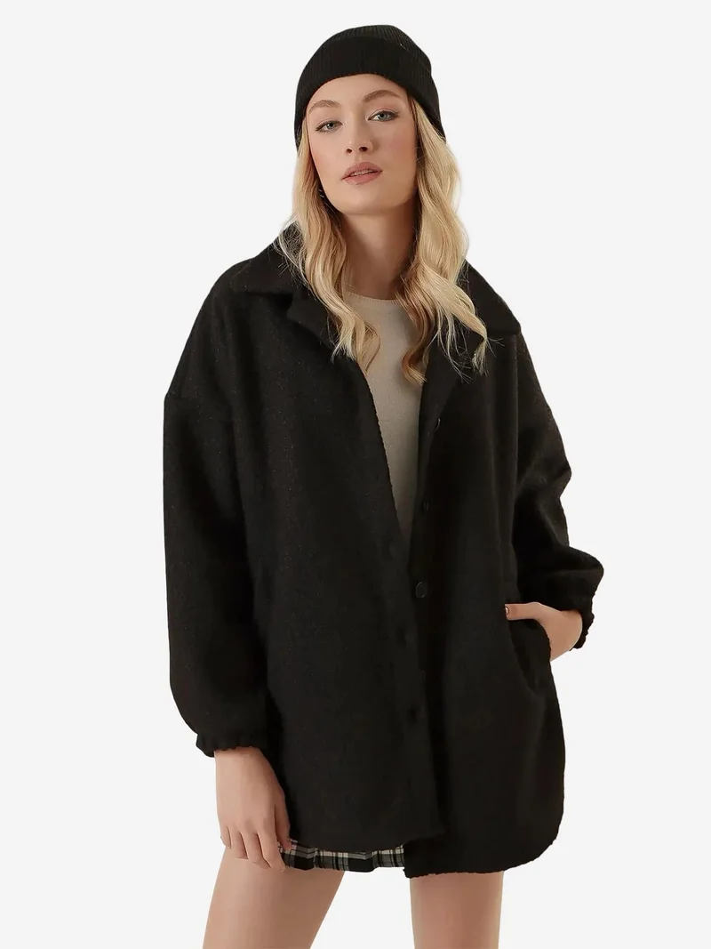 BIG DART BDART Textured Gabardine Button-Up Jacket